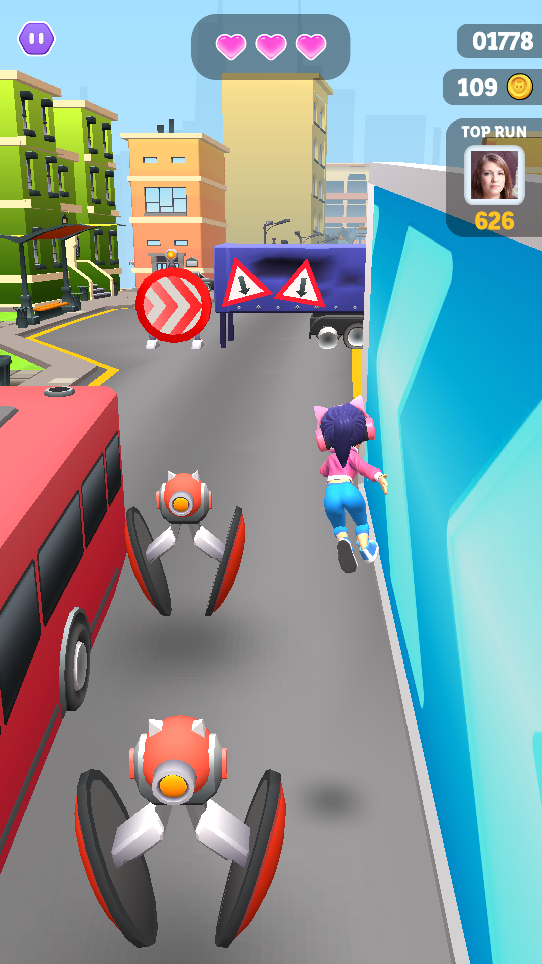Parkour Rush Game Screenshot