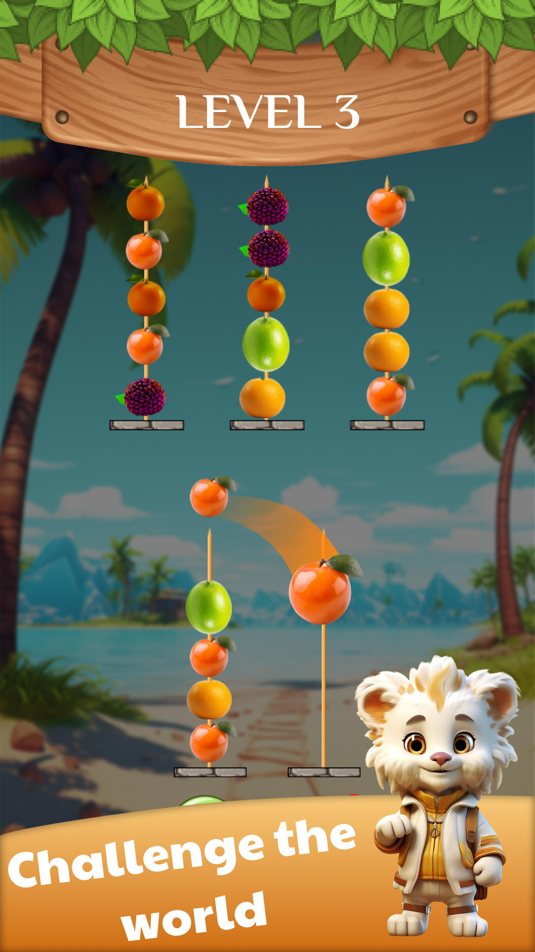 Crazy Fruit Sort Challenge 3D android iOS apk download for free-TapTap