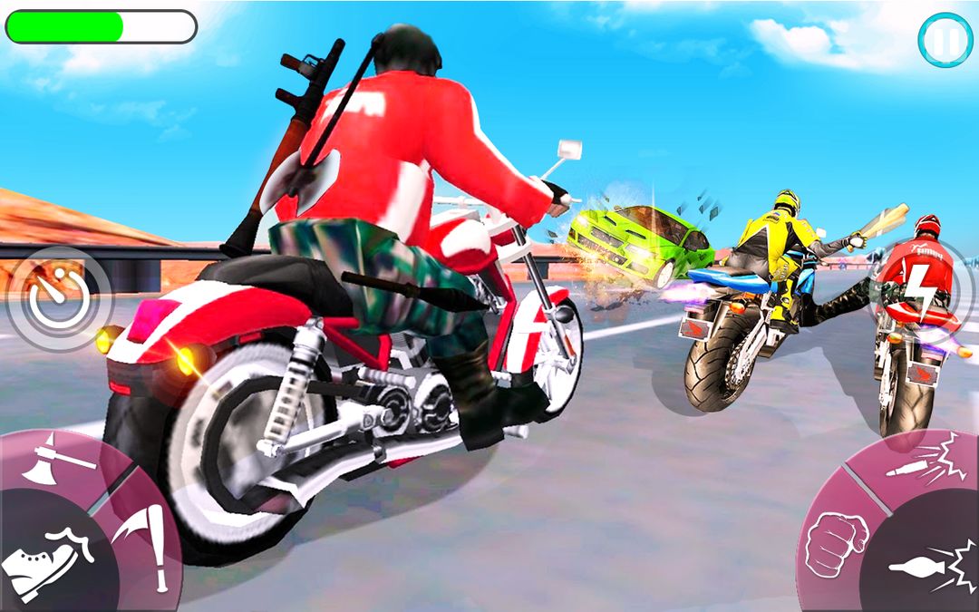New Bike Attack Race - Bike Tricky Stunt Riding 게임 스크린 샷
