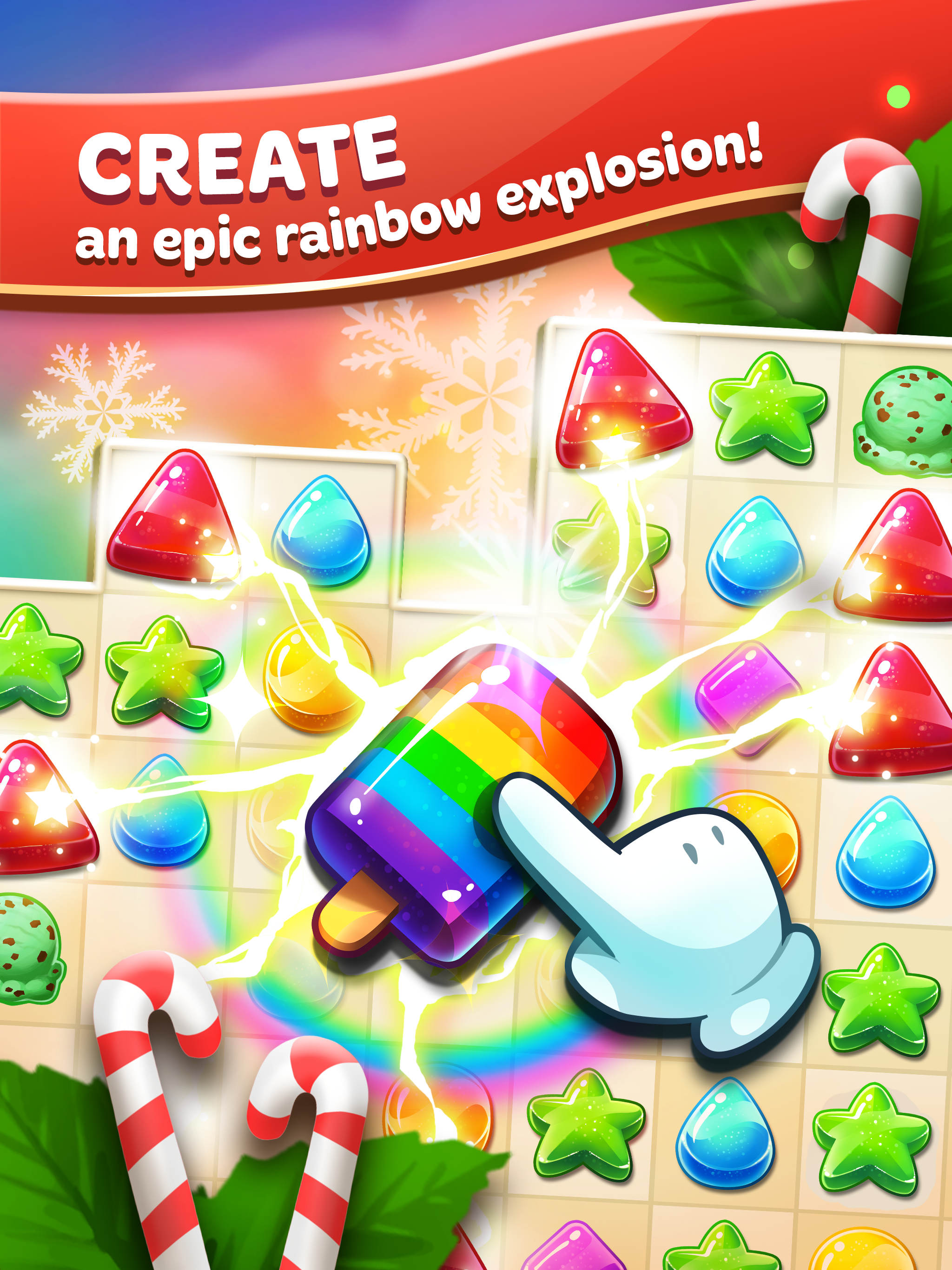 Frozen Frenzy Mania – Match 3 ภาพหน้าจอเกม