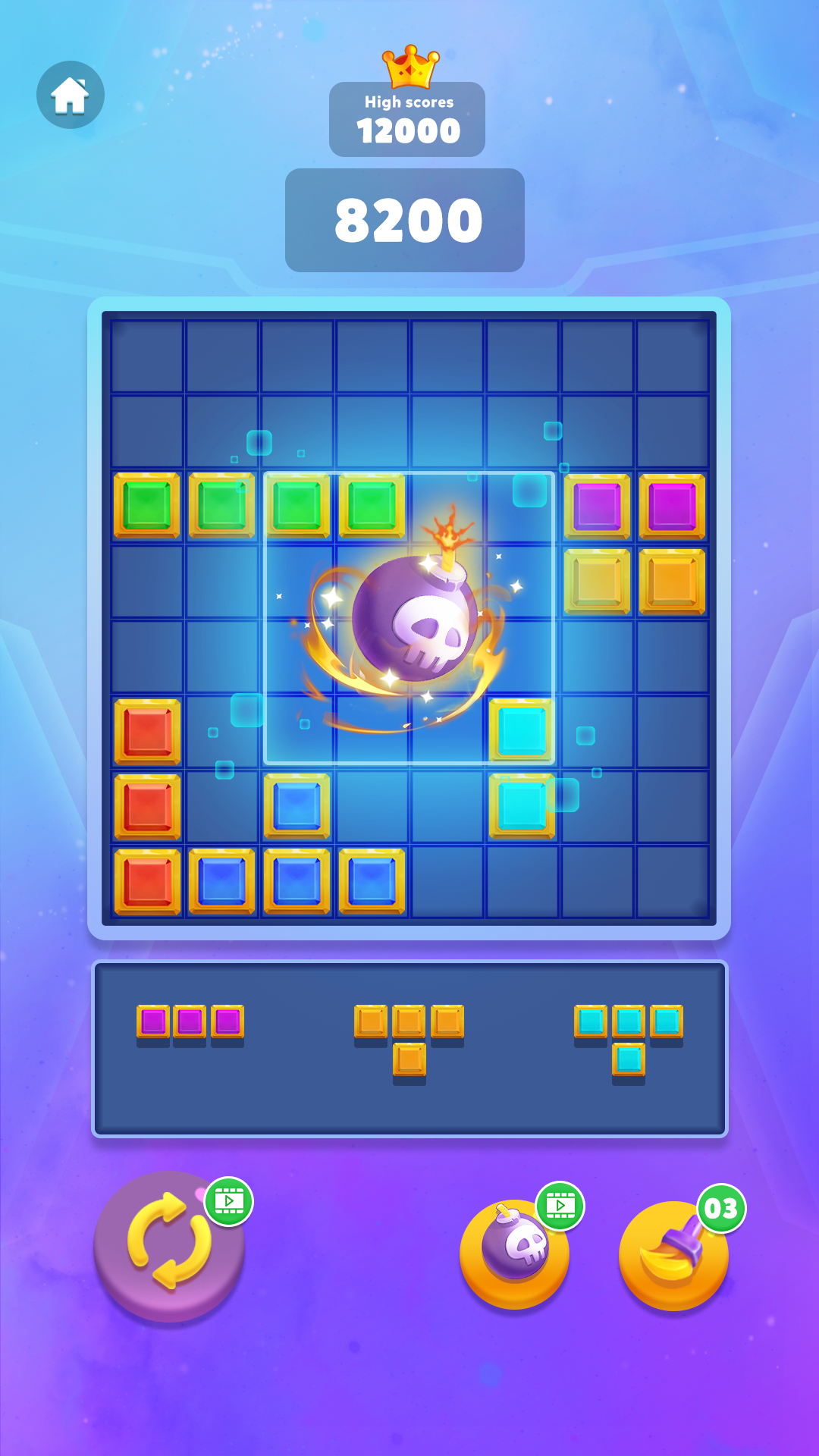 Jewel Block jogo de quebra cabeça cerebral versão móvel andróide iOS apk  baixar gratuitamente-TapTap