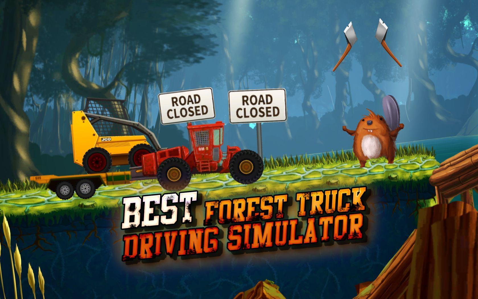 Forest Truck Simulator: Offroad & Log Truck Games 遊戲截圖