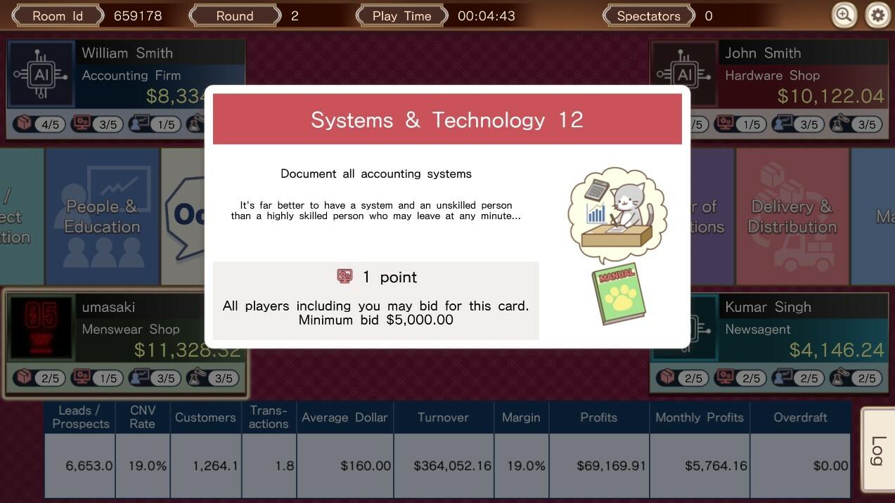 Screenshot of The Leverage Game Business Edition