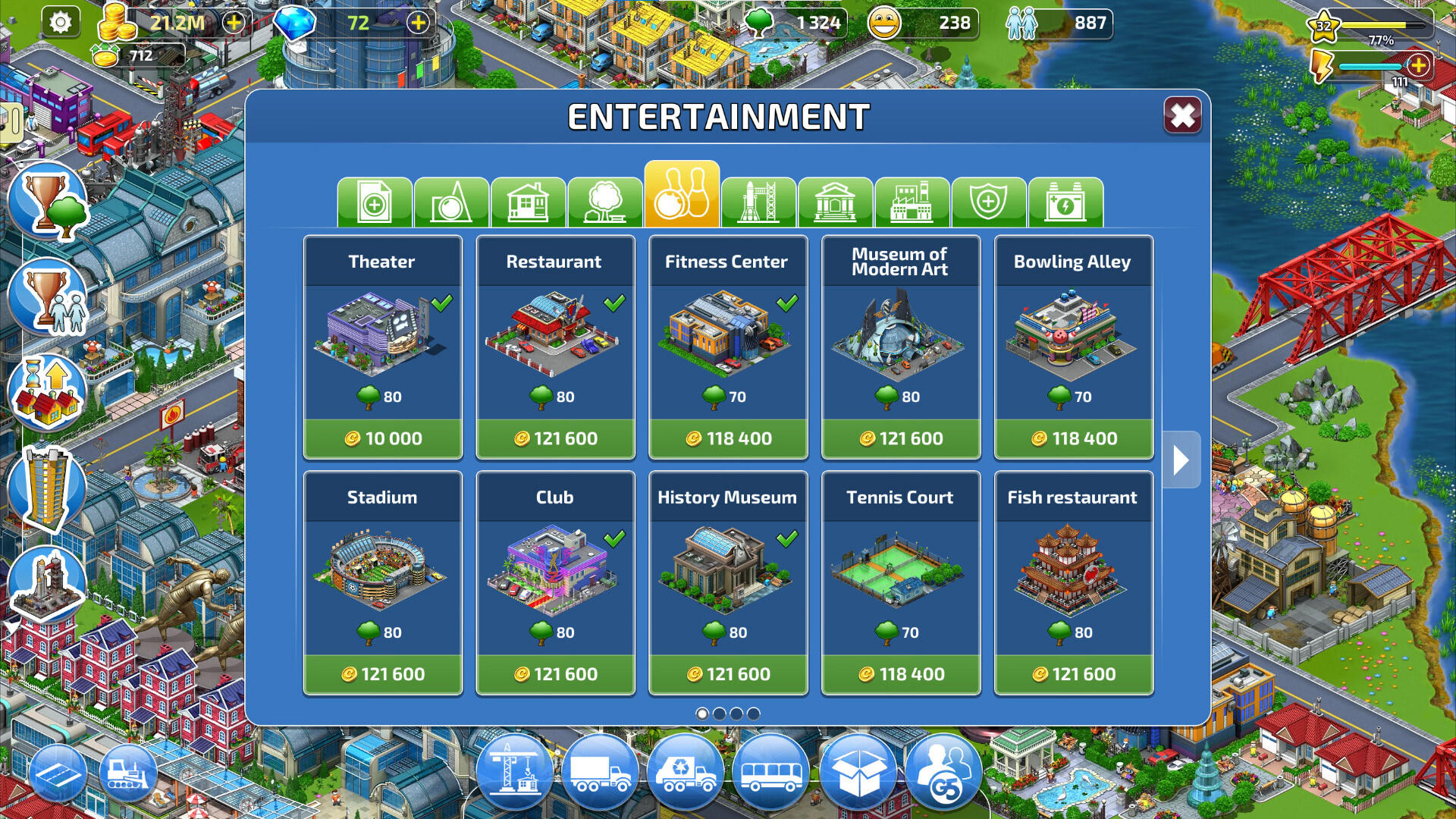 Virtual City Playground®: Build Your Metropolis Game Screenshot