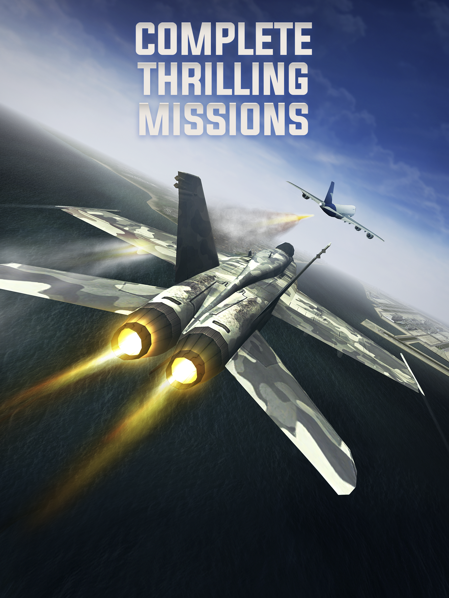 Cuplikan Layar Game Flight Alert Simulator 3D Free