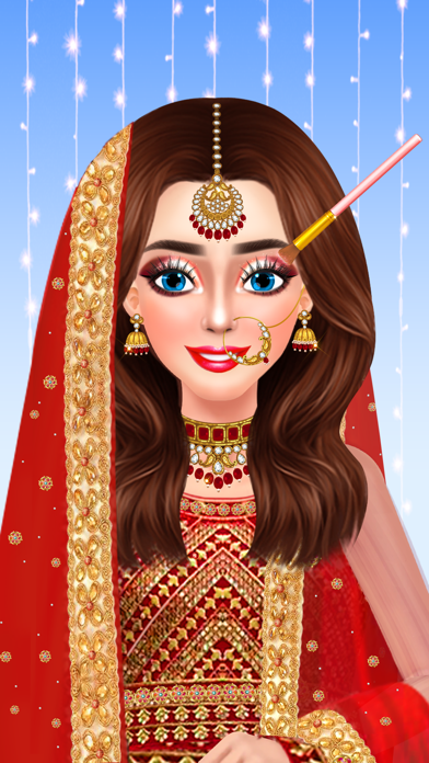 Indian Bridal Dress Up- Makeup Game Screenshot