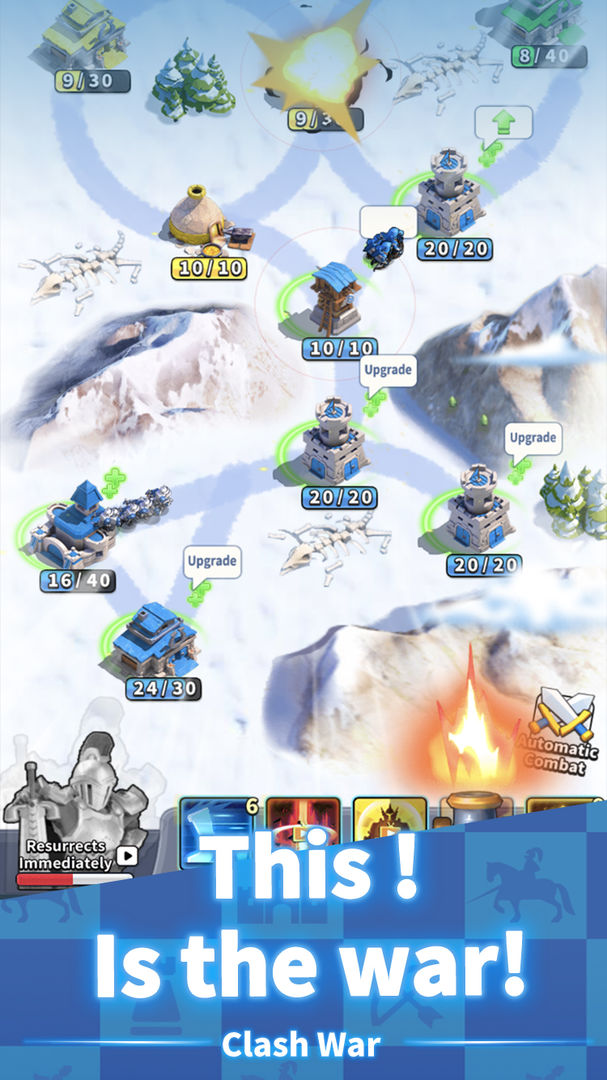 Clash War screenshot game