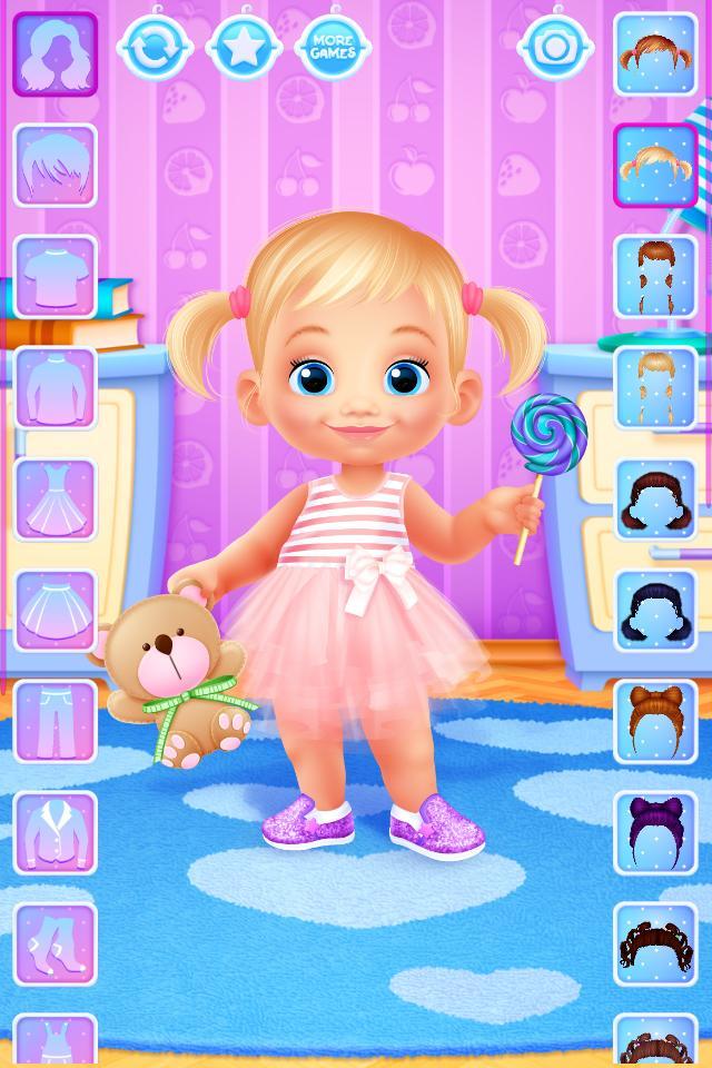 Screenshot of Baby Dress Up