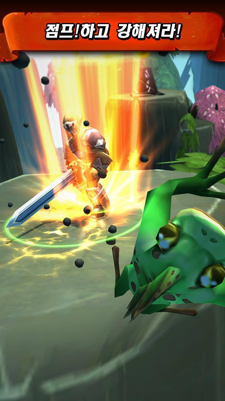 점프 워리어: 논스톱 RPG 게임 스크린샷