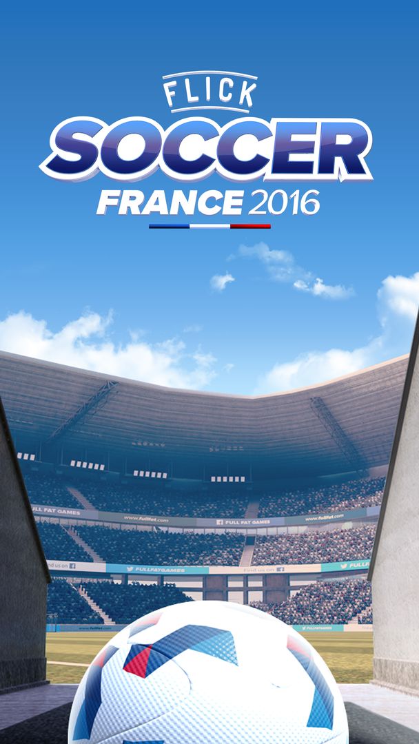 Flick Soccer France 2016 게임 스크린 샷