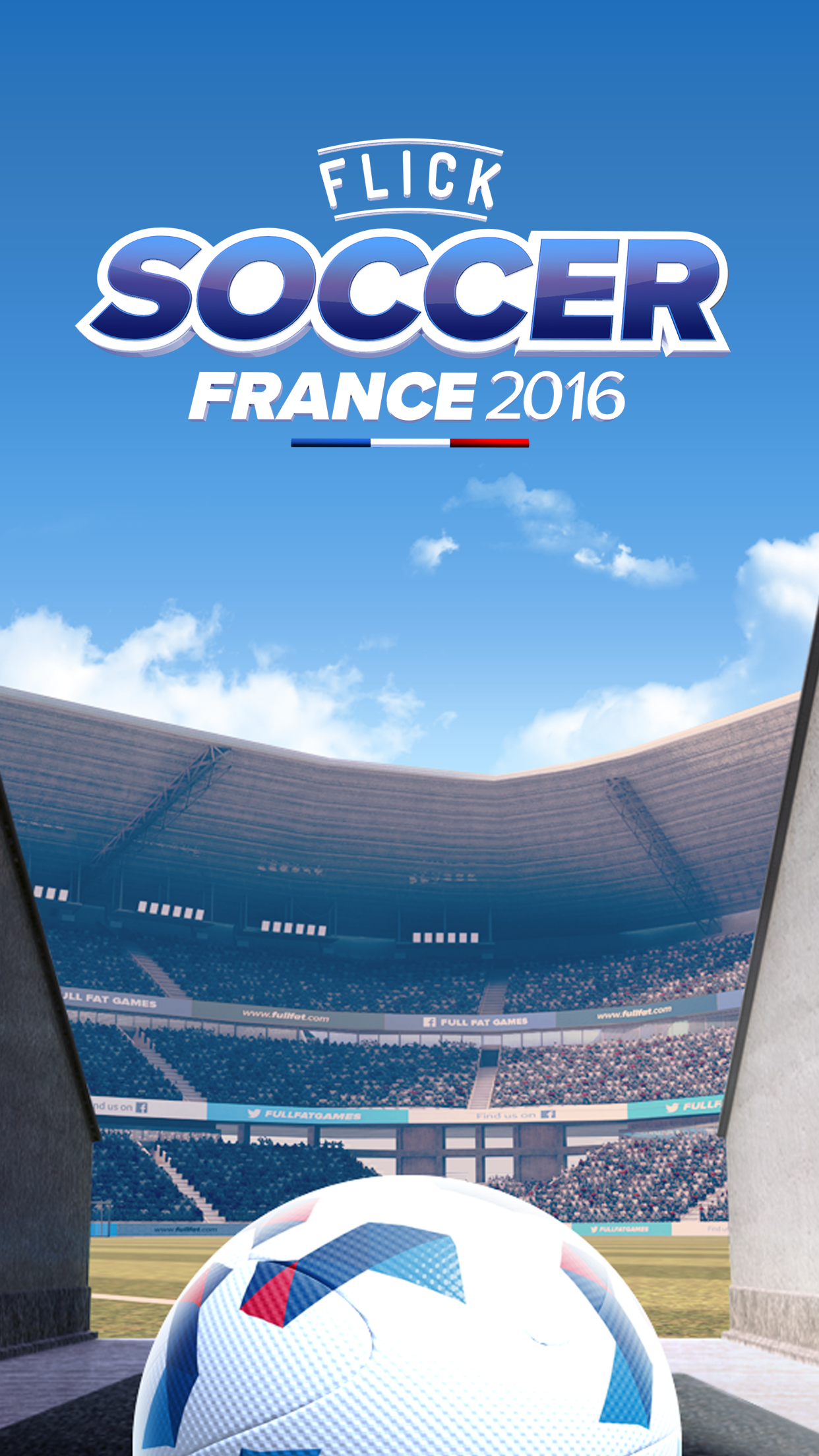 Скриншот игры Flick Soccer France 2016