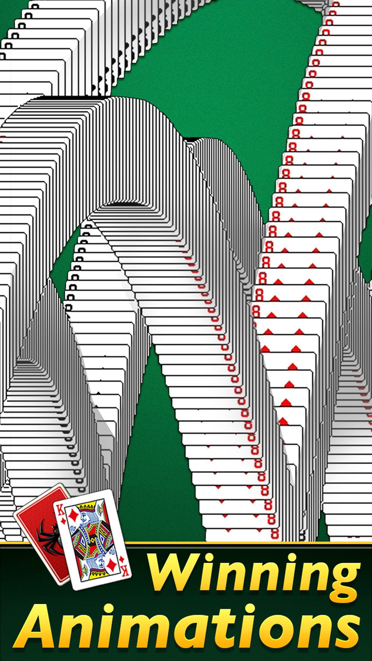Spider Solitaire Game Screenshot