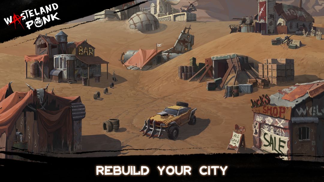 Wasteland Punk: Survival RPG screenshot game