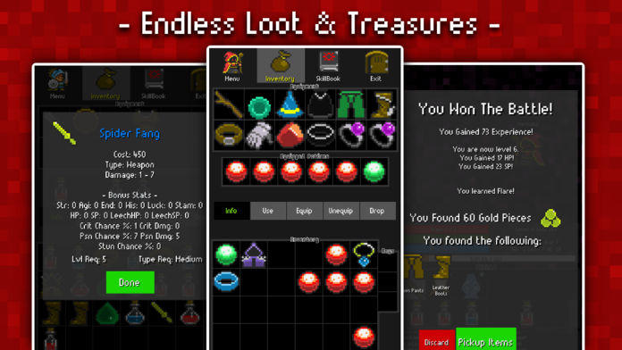 Adventure To Fate : A Quest To The Core JRPG ゲームのスクリーンショット