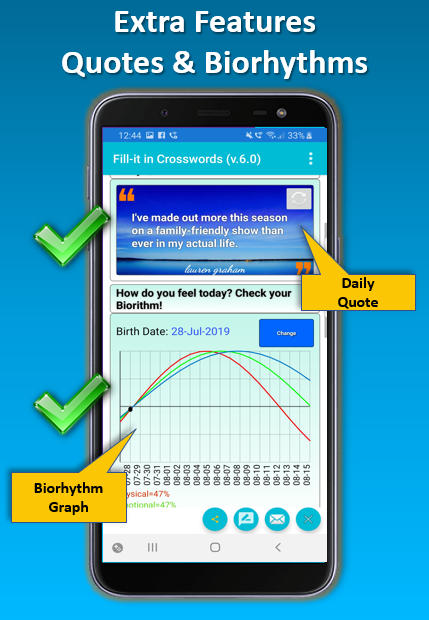 Cuplikan Layar Game Fill ins puzzles word puzzles