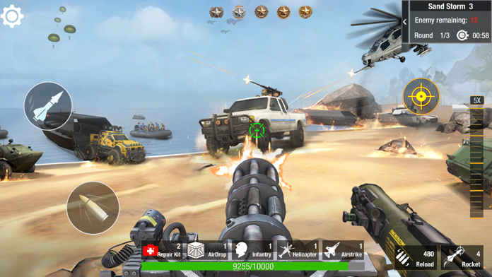 Screenshot 1 of Beach War: Fight For Survival 0.1.8.6