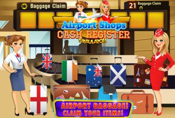 Airport Simulator Cashier FREE Game Screenshot