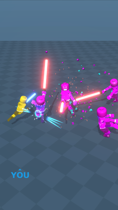 Block Gladiator 3D: sword duel 遊戲截圖