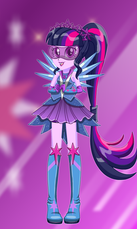 New Twilight Sparkle Dress Up Game Screenshot