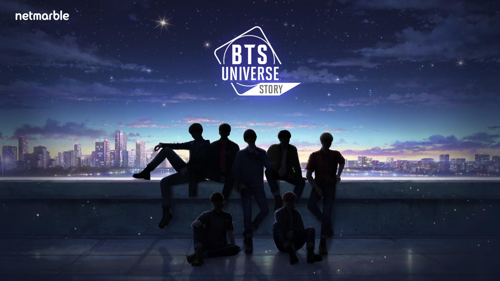 Screenshot of the video of BTS Universe Story