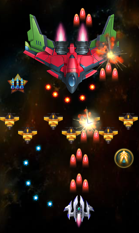 Squadron Attack:Galaxy Invader Game Screenshot