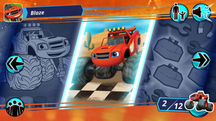 Playtime With Blaze and the Monster Machines Game Screenshot