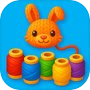 Icon of Wool Knit Sort Yarn Puzzle