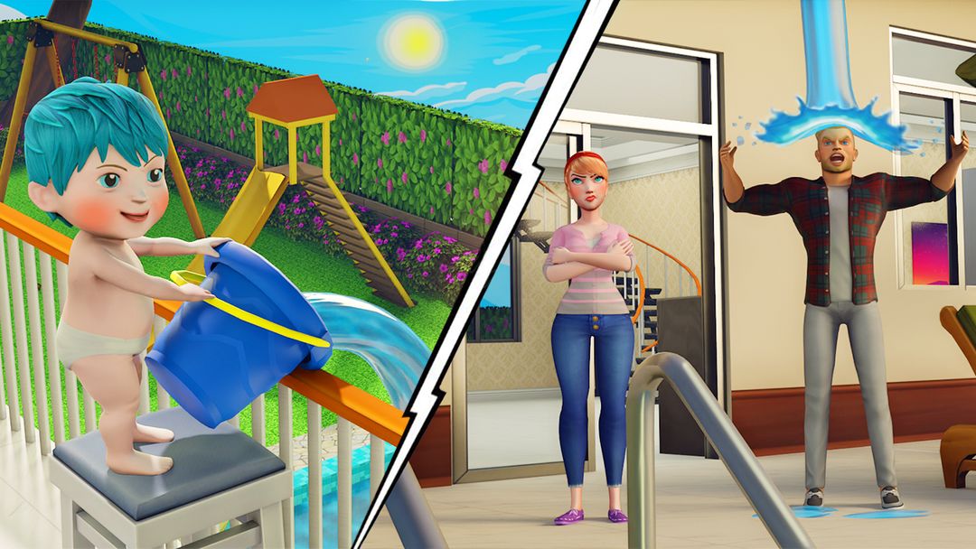 Child Simulator Naughty Baby Simulator 3D android iOS apk download for free-TapTap