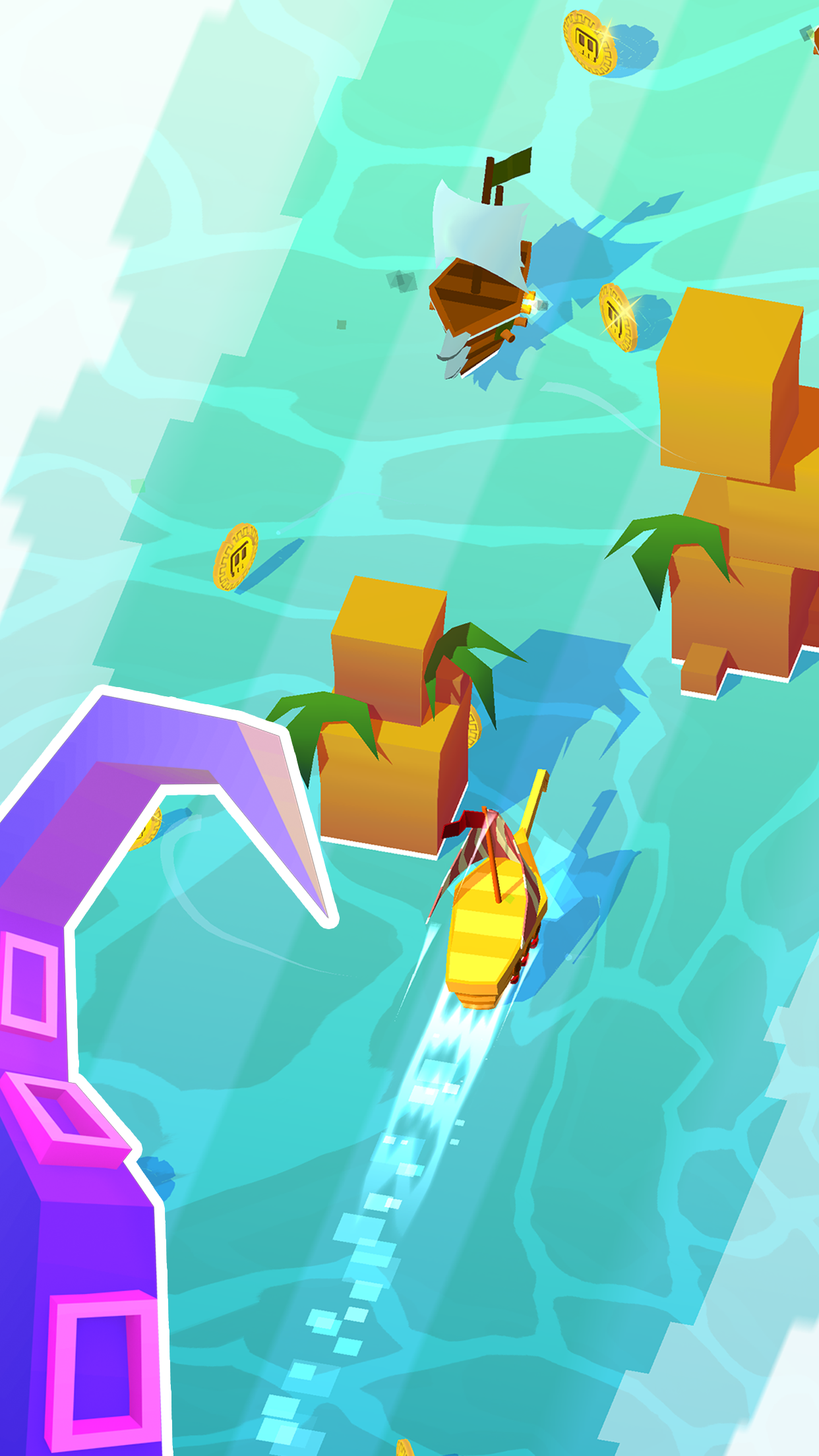 Captura de Tela do Jogo Blocky Pirates