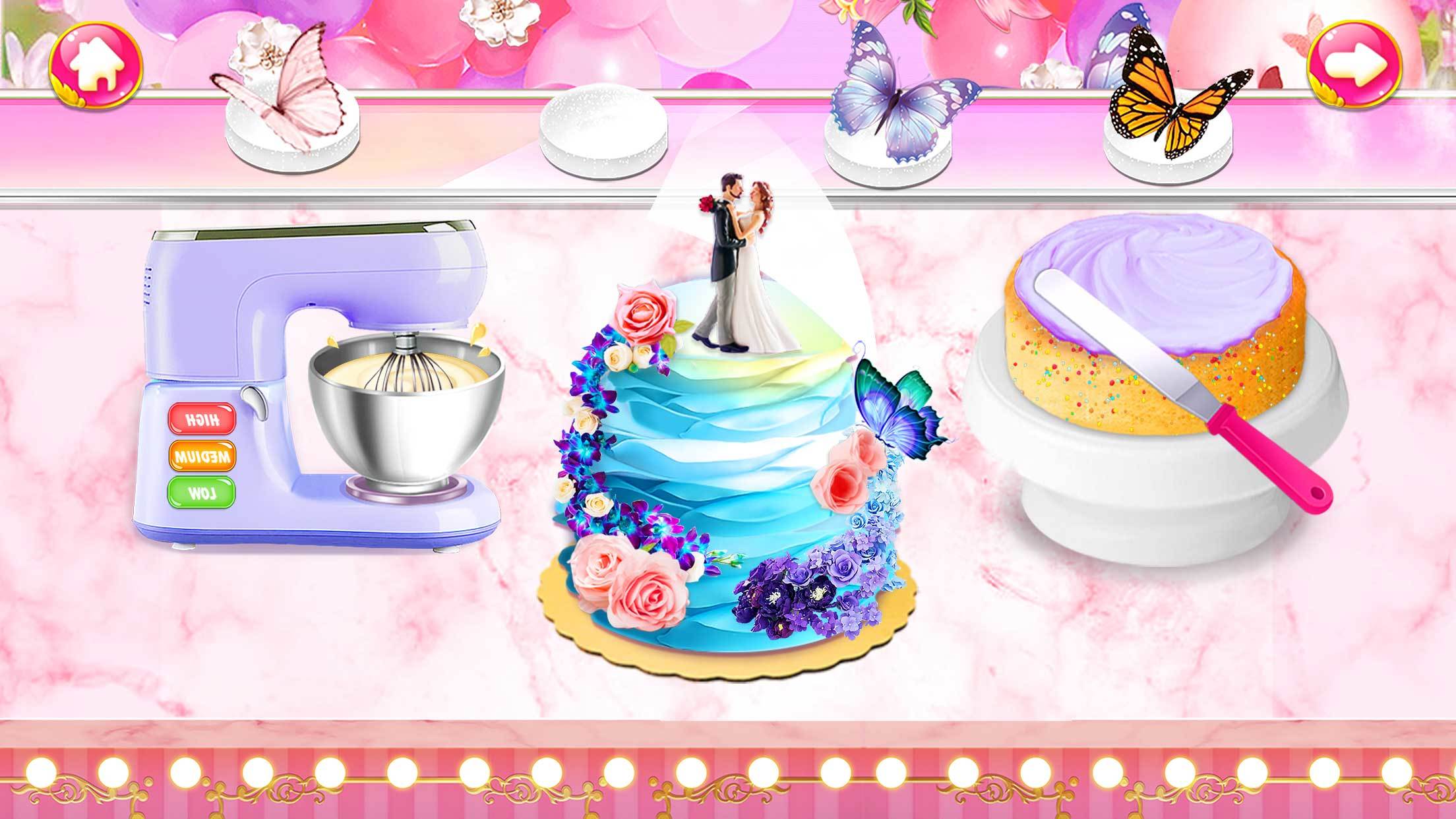 Screenshot 1 of Pastel de bodas: juegos de cocina 1.5
