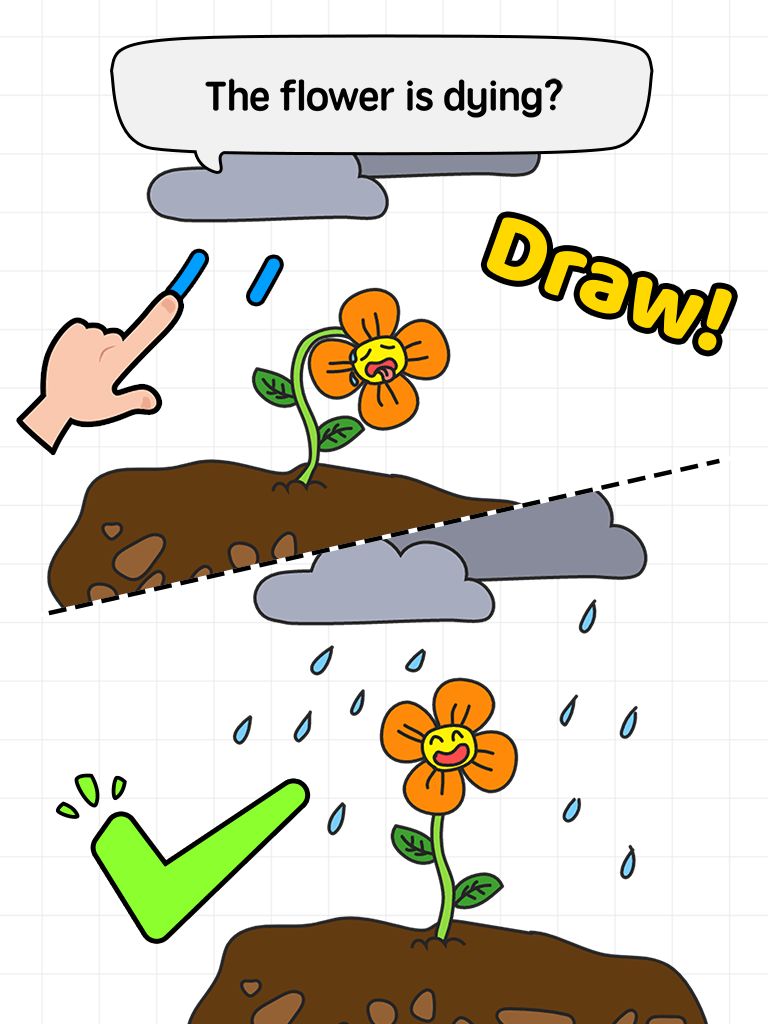 Brain Draw screenshot game