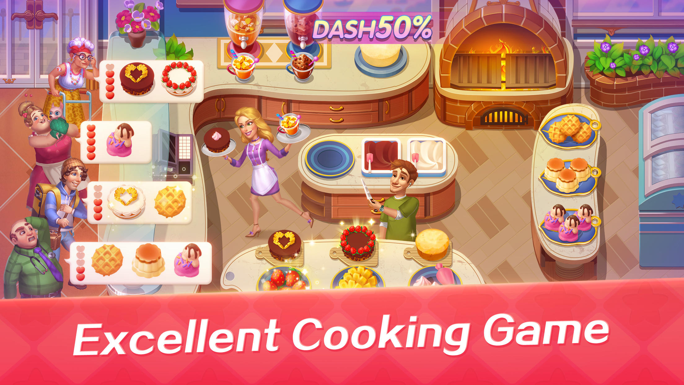 Screenshot 1 of การเดินทางทำอาหาร：เกมร้านอาหาร 1.10
