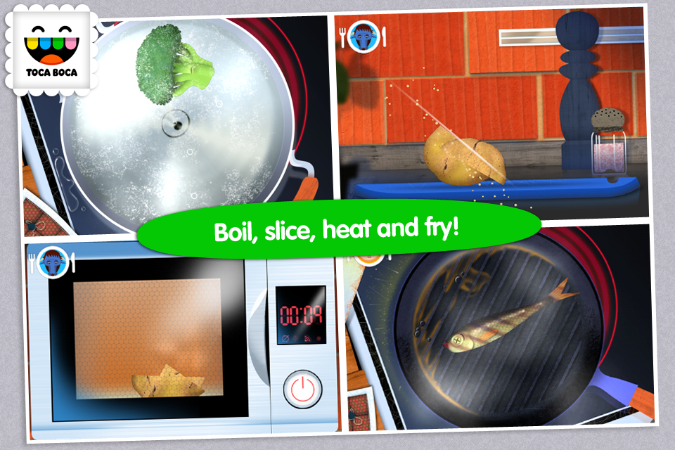 Cuplikan Layar Game Toca Kitchen