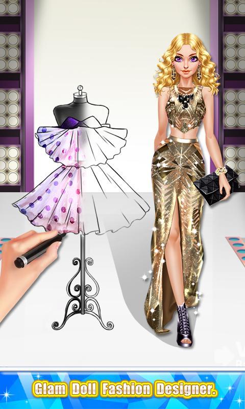 Screenshot 1 of Glam Doll - ファッションデザイナー 1.1