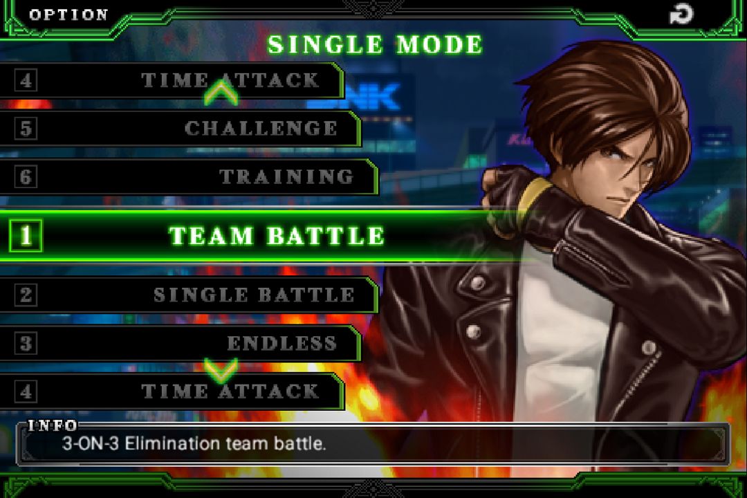 Screenshot of THE KING OF FIGHTERS-A 2012