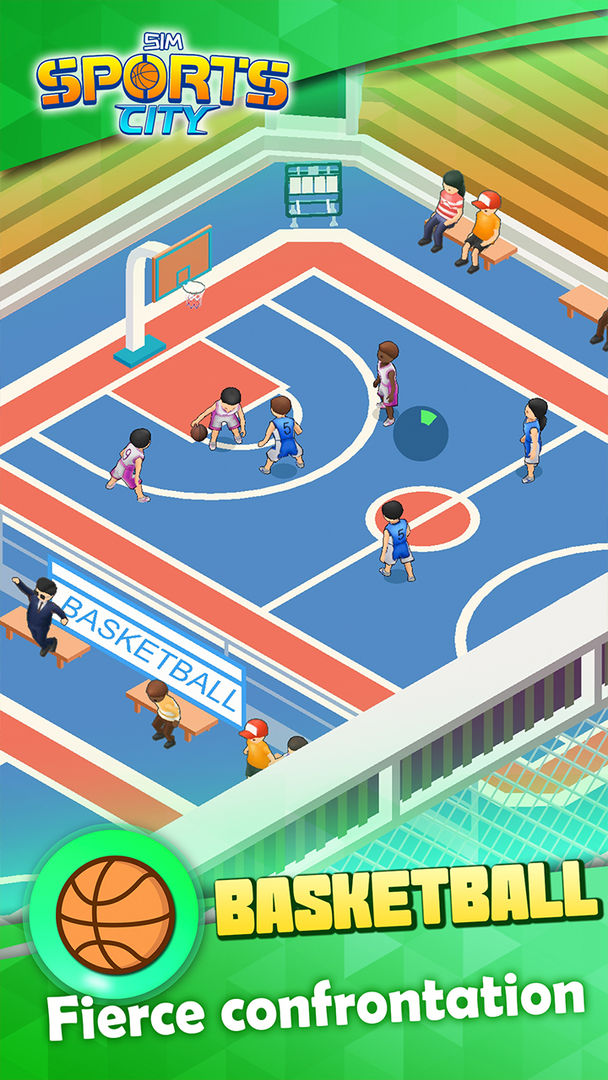 Sim Sports City - Tycoon Game 게임 스크린 샷