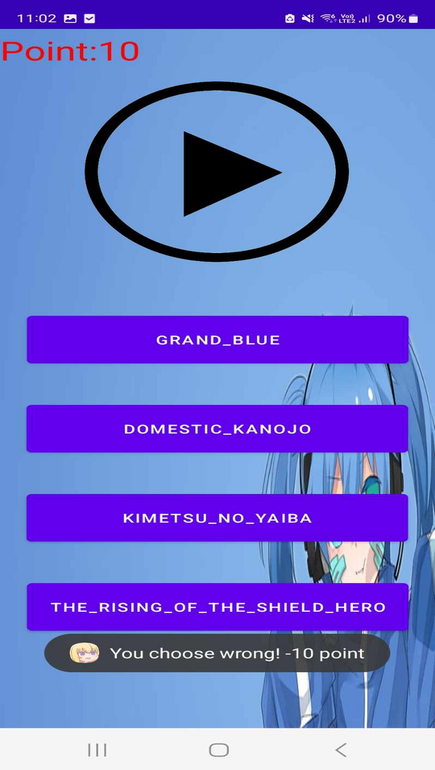 Anime Quiz Template