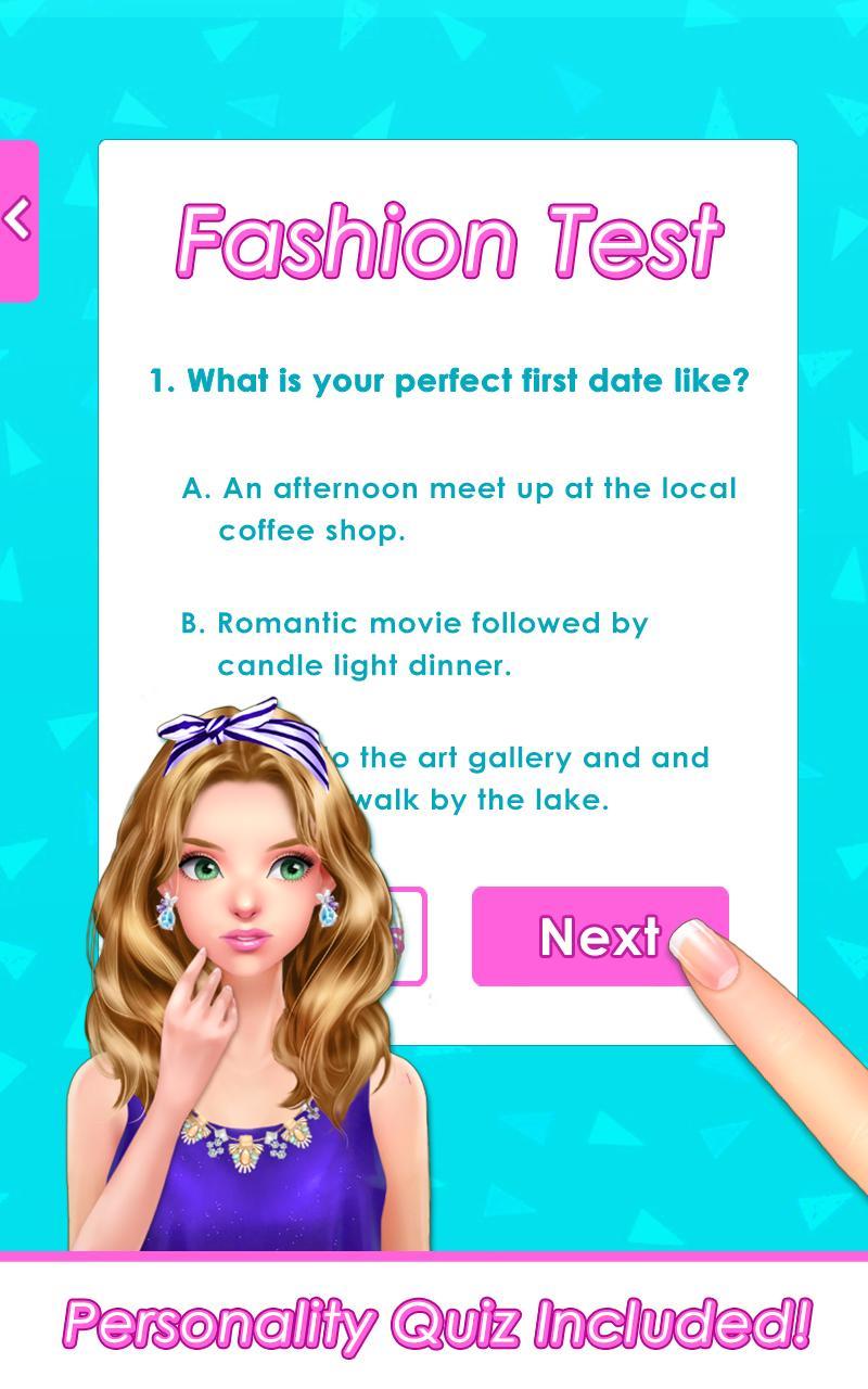 Fashion Daily - First Date Game Screenshot