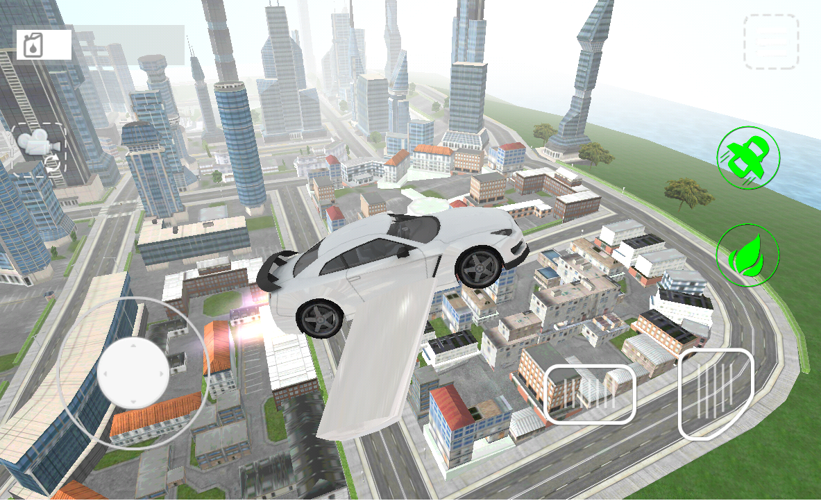 Flying Car Sim Game Screenshot