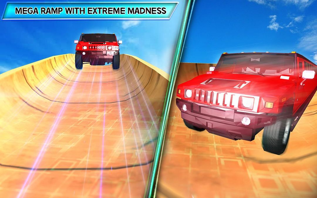 Screenshot of Extreme Limo Car Ramp Racing Impossible Tracks