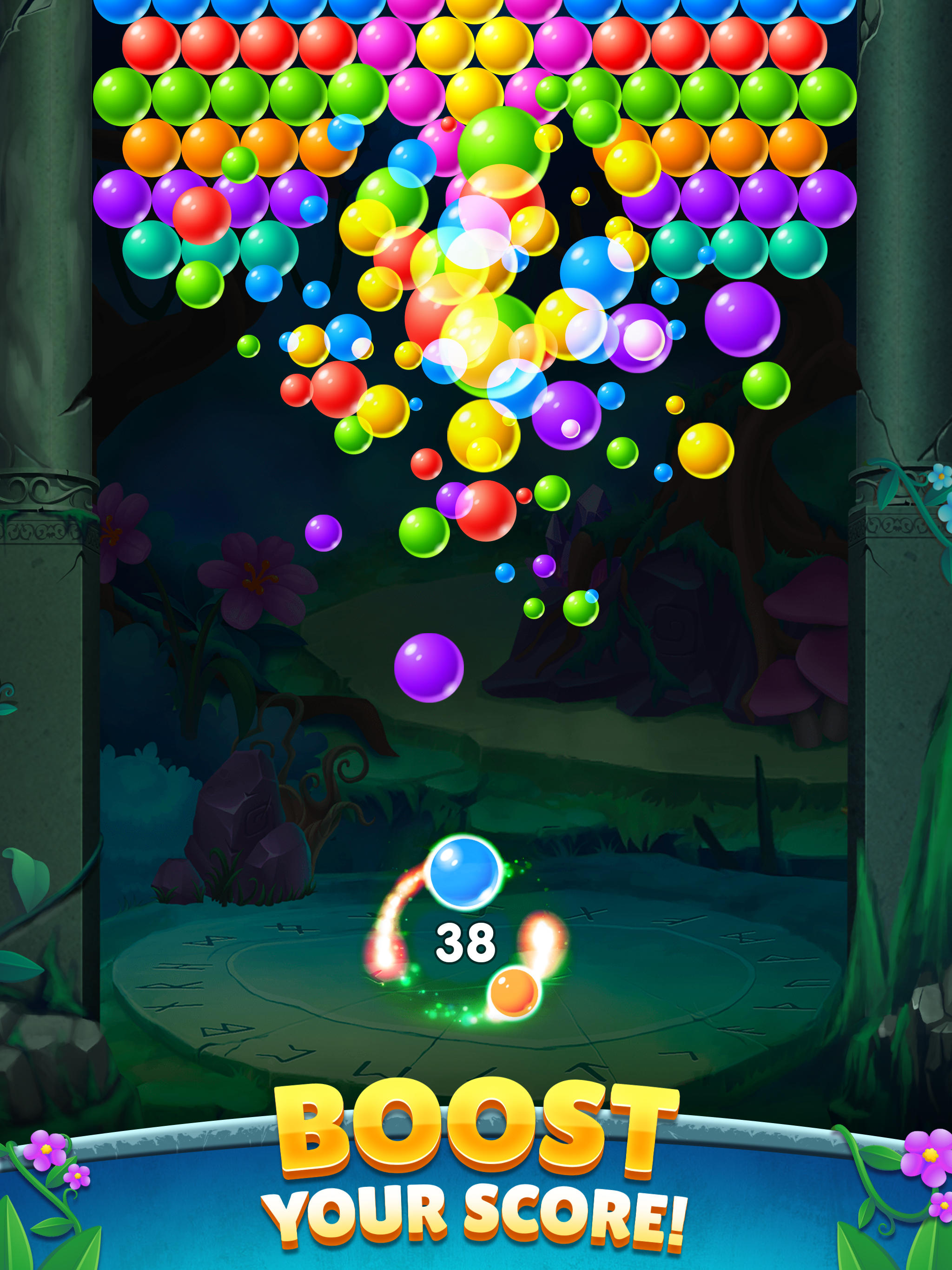 Woodland Bubble Pop Game Screenshot
