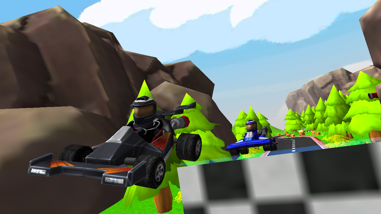Go Kart Drive 3D Game Screenshot