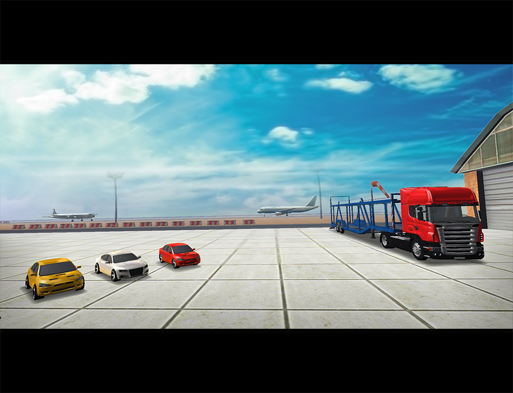Cargo Plane Car transporter 3D ゲームのスクリーンショット