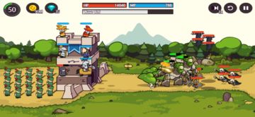 Castle Defender Saga of War Game Screenshot