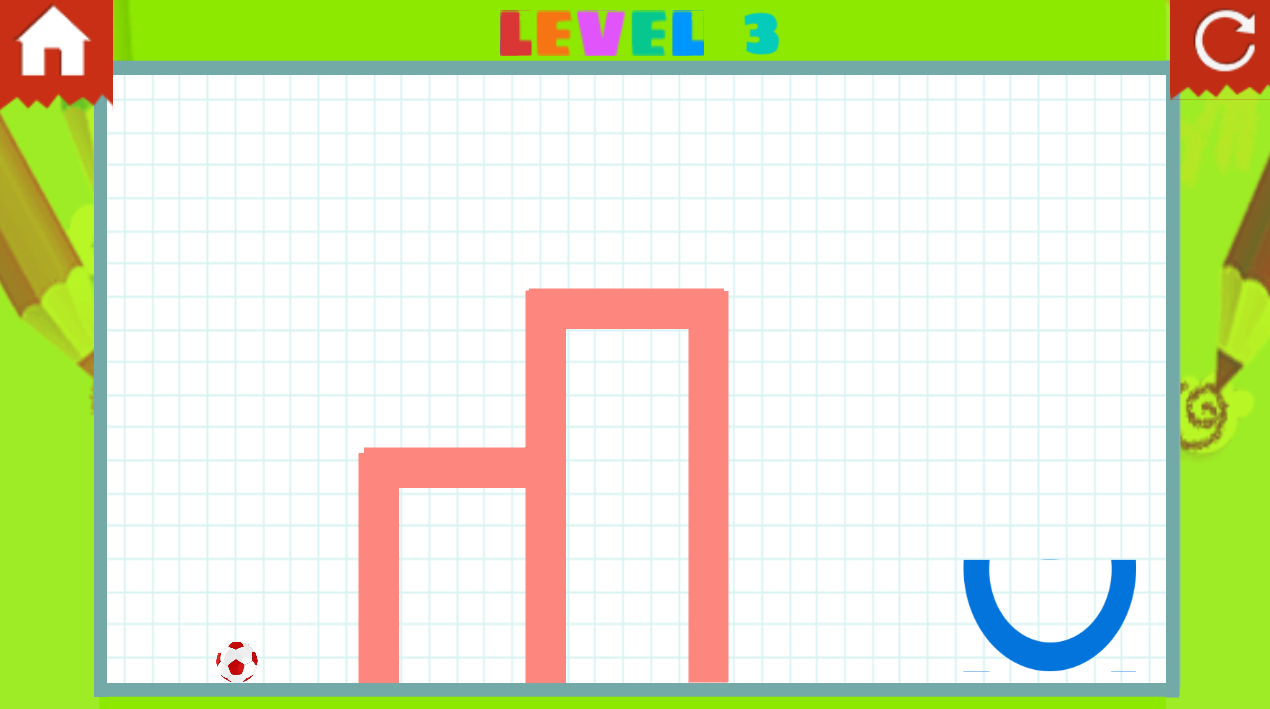 Cuplikan Layar Game Walid Brain Line Draw