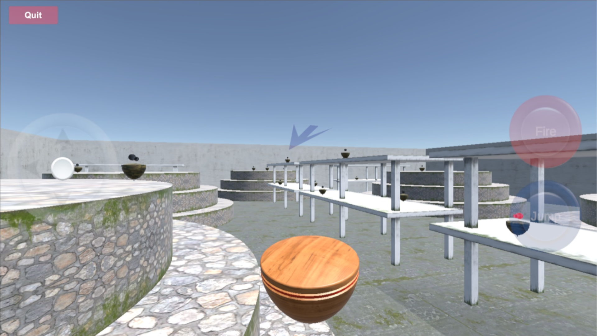 SpinningTop fighter Game Screenshot