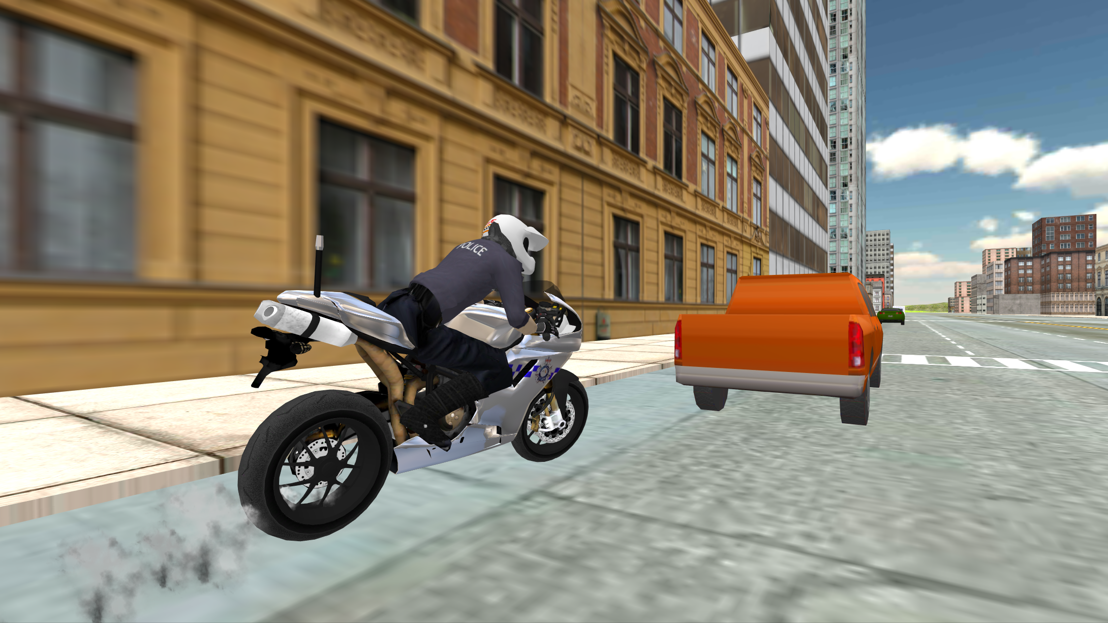 Скриншот игры Police Bike Traffic Cop