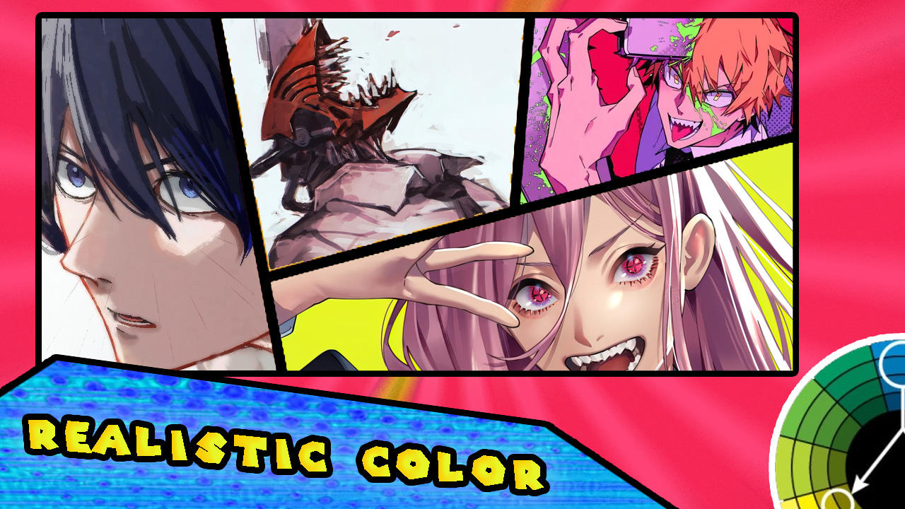 Chainsaw Men: Coloring Book Game Screenshot