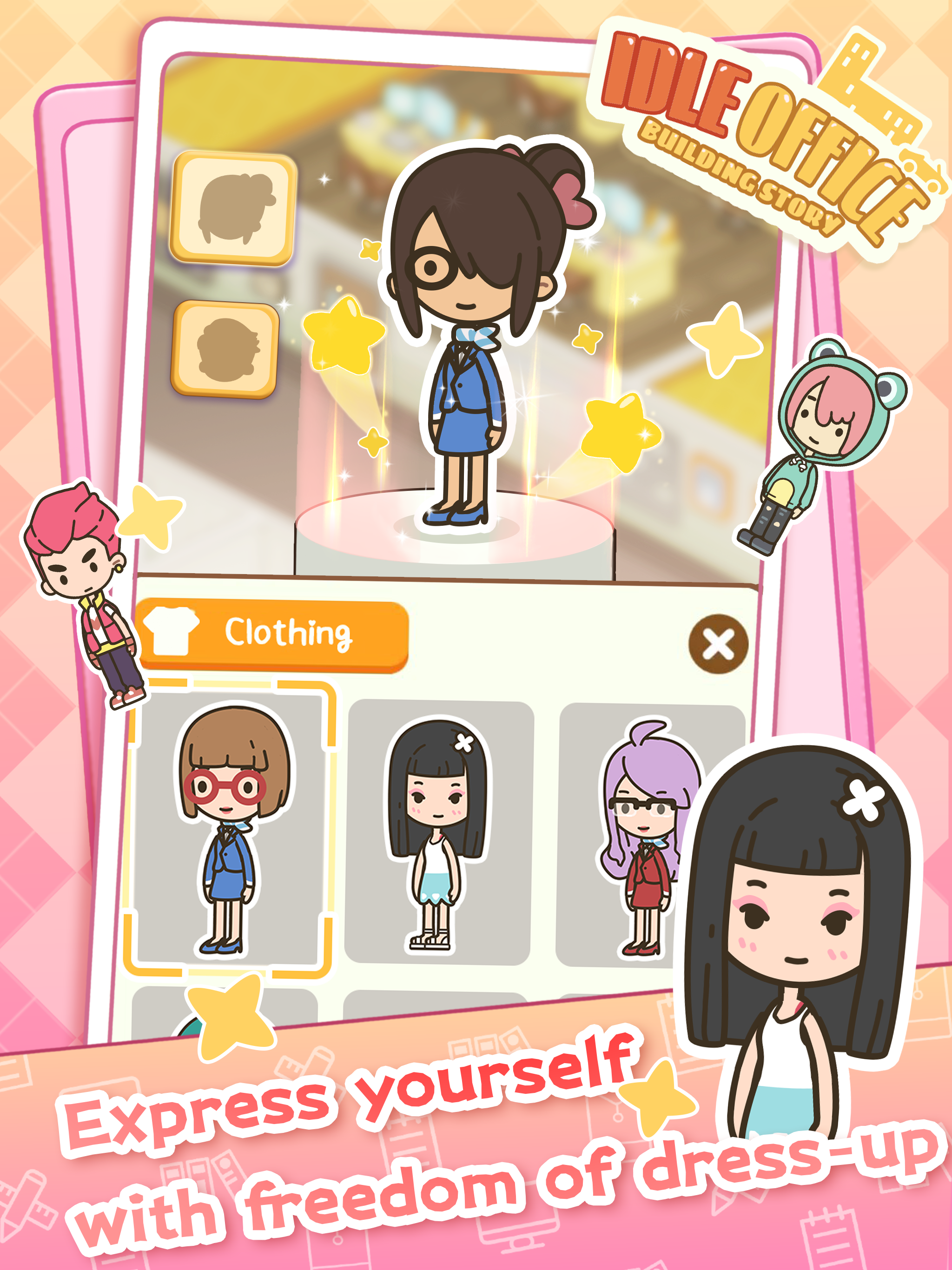 Screenshot of Idle Office:Building Story