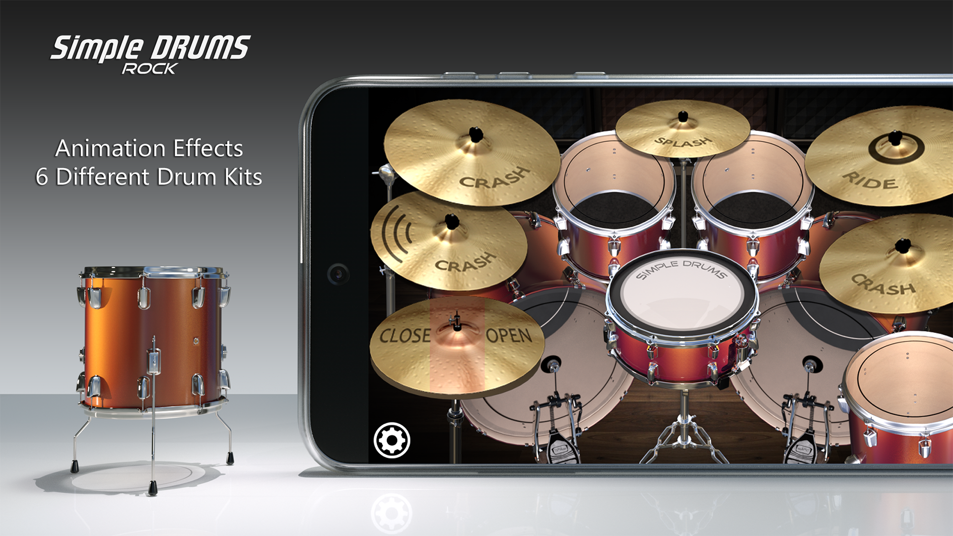 Screenshot of Simple Drums Rock - Drum Set